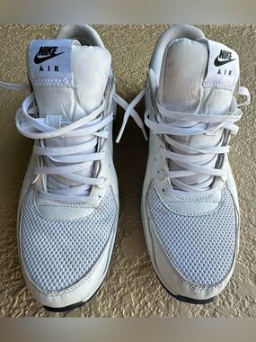 Nike Air Max Excee Shoes White Black Pure Platinum CD4165-100 Men's Size 12 VGC